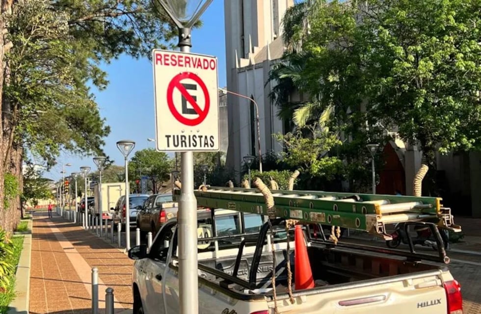 Oberá prioriza la comodidad de los turistas con espacios de estacionamiento exclusivos