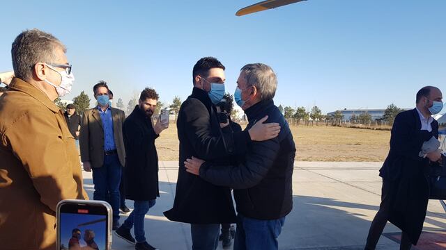 El gobernador Juan Schiaretti estuvo en Río Tercero, y fue recibido por el intendente Marcos Ferrer (UCR).