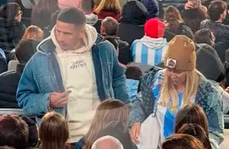 Wanda Nara con Martín Migueles.