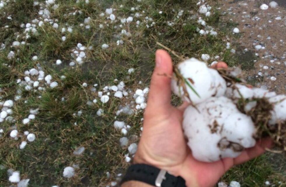 Una tormenta de granizo dejó sin luz a la ciudad de Corrientes y provocó caídas de árboles