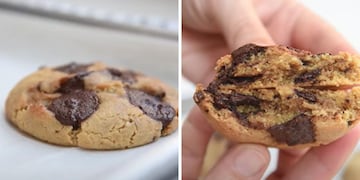 Cómo cocinar galletas con chips de chocolate.