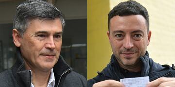 Passerini y De Loredo, al votar este domingo en Córdoba (Ramiro Pereyra/LaVoz).