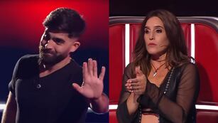 Un participante rechazó a la Sole en La Voz Argentina.
