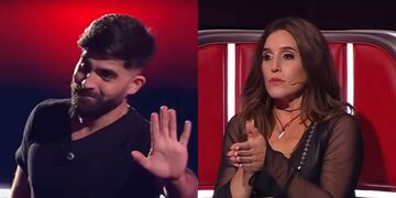 Un participante rechazó a la Sole en La Voz Argentina.