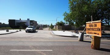 Desvíos en el tránsito por obras en el Paseo Dean Funes.