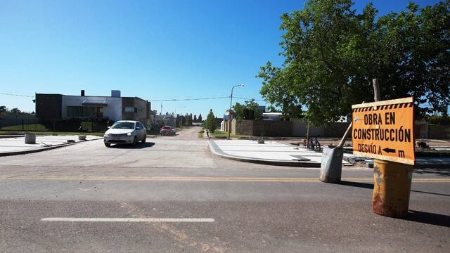 Desvíos en el tránsito por obras en el Paseo Dean Funes.