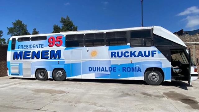 El "Menemóvil" que fue subastado por más de $18 millones.