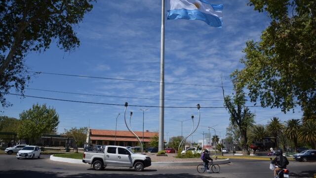 Rotonda de la Bandera en San Rafael.