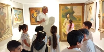 Alumnos de la Escuela Nº 22 de Bellocq visitaron el Museo de Bellas Artes de Tres Arroyos