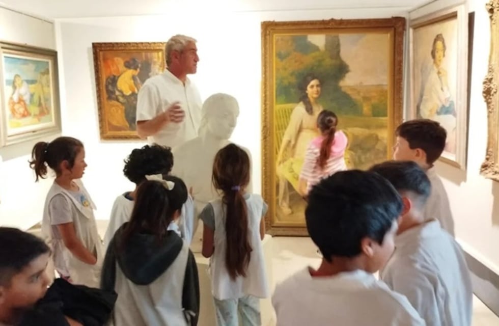 Alumnos de la Escuela Nº 22 de Bellocq visitaron el Museo de Bellas Artes de Tres Arroyos