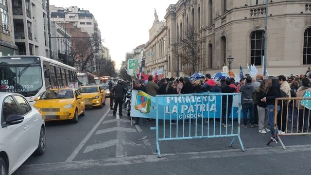 Convocaron a una marcha por la condena a Cristina. (Foto: Policía de Córdoba)
