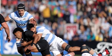Los Pumas y los All Blacks se ven las caras en Córdoba (AP)