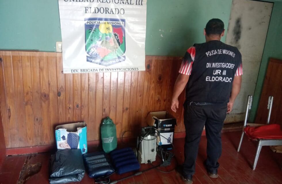 Eldorado: recuperan objetos robados