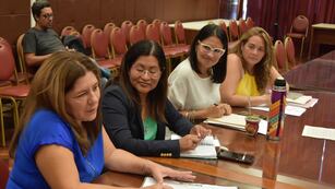 La diputada Patricia Armella (izq.), de la bancada del PJ, fue designada presidenta de la Comisión de Igualdad de oportunidades con perspectiva de género.