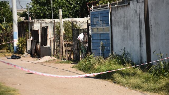 La casa de barrio Marqués Anexo donde fue hallada muerta una mujer.