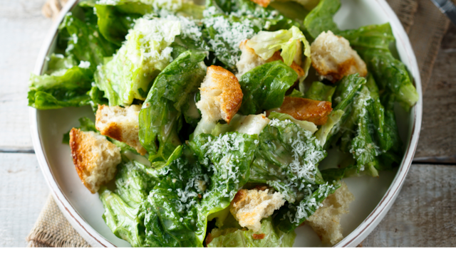 La receta para la mejor ensalada Caesar.