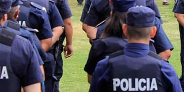 Policía bonaerense. (Gentileza La Nación)