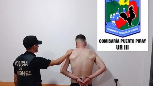 Violencia de género en Puerto Piray: amenazó a su pareja con un arma y fue detenido.