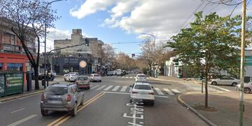 La zona de Parque Avellaneda en donde asesinaron al taxista