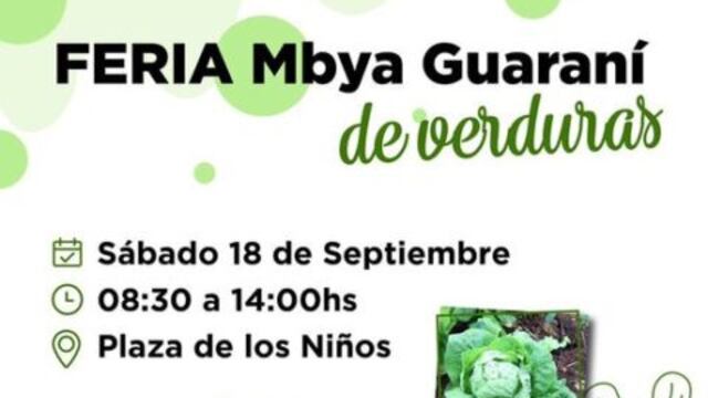 Puerto Iguazú tendrá feria Mbya Guaraní este fin de semana.