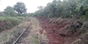 Garupá: hallan el cadáver de un hombre sobre las vías del tren.