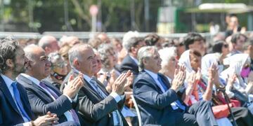 Osvaldo Jaldo participó en el acto por los tres años de gestión del presidente Alberto Fernández