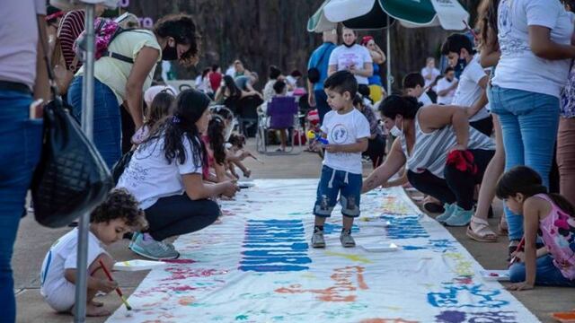Conmemoran la semana del Prematuro en la costanera de Posadas.