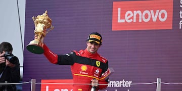 Sainz, ganador del Gran Premio de Gran Bretaña de F1 en Silverstone.