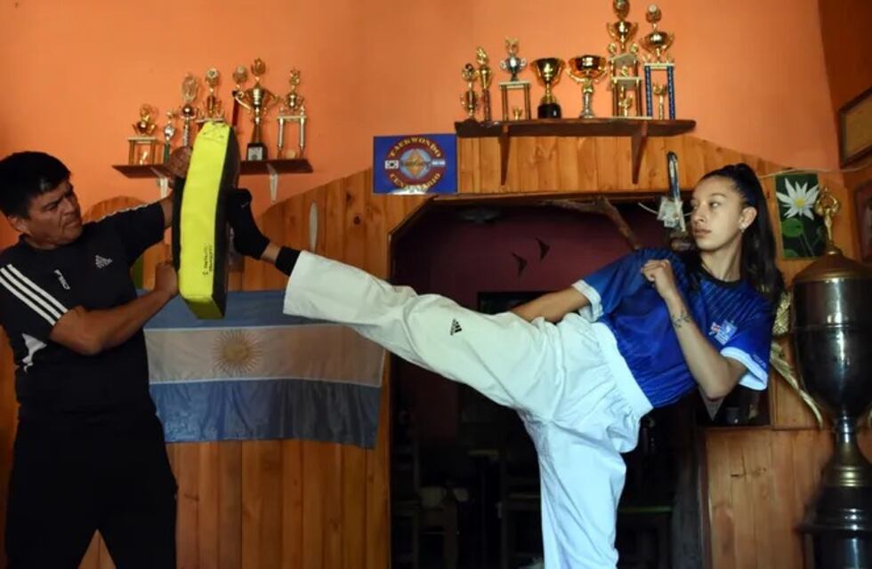 Yamila, la neuquina que compite en torneos internacionales de Taekwondo y se perfila para la Selección Argentina
