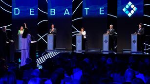 Concluyó el primer debate presidencial obligatoria, realizado en Santiago del Estero. (Clarín)