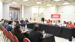 Encuentro entre la Comisión de Comercio y Servicios del CCIRR y funcionarios del Ejecutivo