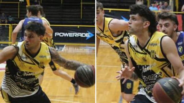 Los puntaltenses Guillermo Mallemaci e Iván Gómez Lepez claves en el triunfo de Olimpo.