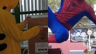 Pikachu y el Hombre Araña fueron a votar.