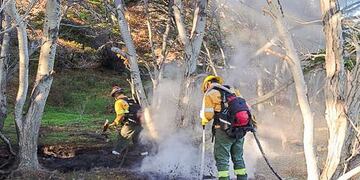 Extinguieron un nuevo foco de incendio en cercanías a la Reserva Natural Provincial