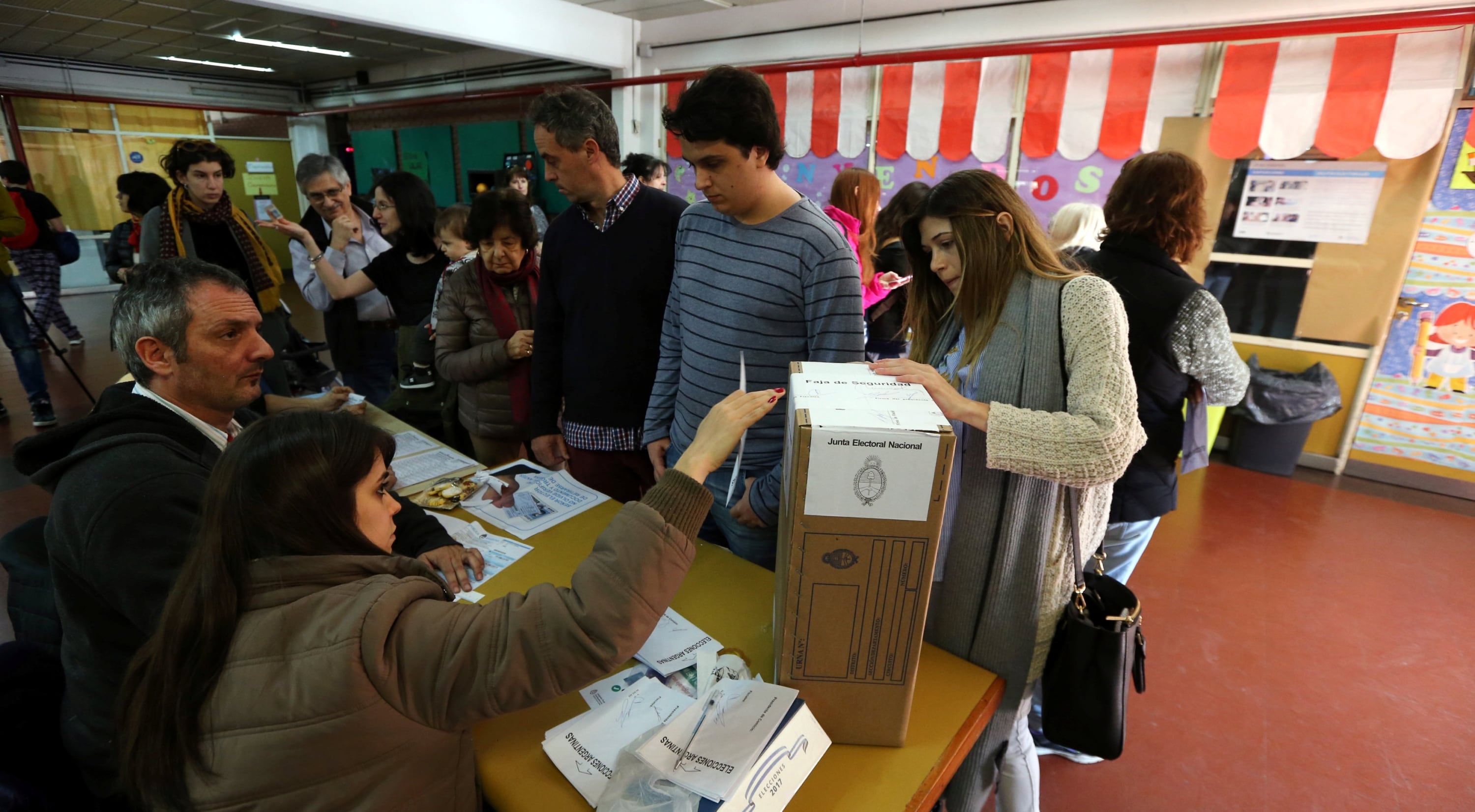 Autoridades de mesa.