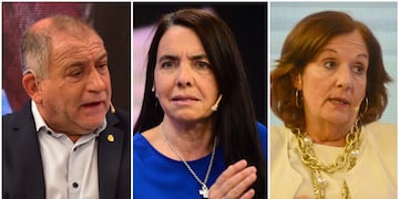 Luis Juez, Carmen Álvarez Rivero y Alejandra Vigo. (La Voz)