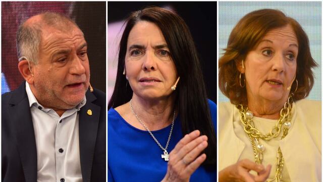 Luis Juez, Carmen Álvarez Rivero y Alejandra Vigo. (La Voz)
