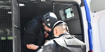 El imputado por el doble femicidio será trasladado nuevamente.