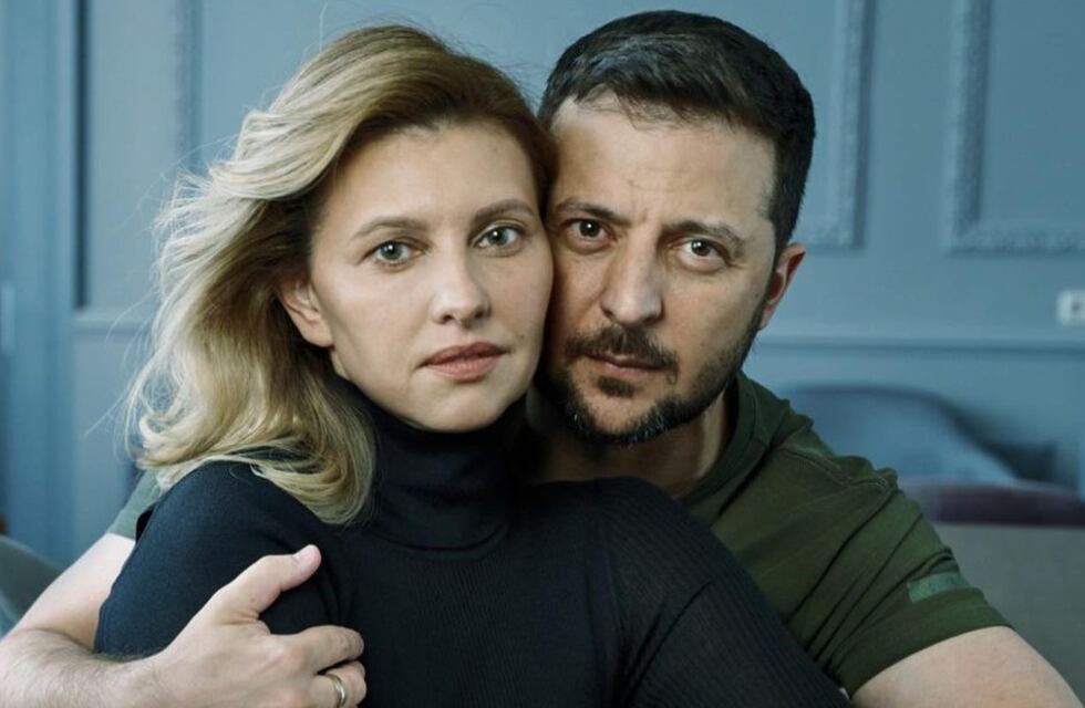 Polémico: el presidente ucraniano Volodimir Zelenski y su esposa fueron entrevistados por Vogue