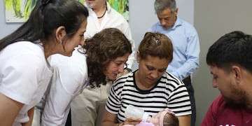 Una emotiva posta que fue posible gracias a la labor de la Salud Pública.