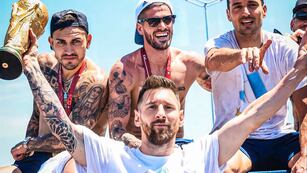 Ya llegaron los campeones al país.