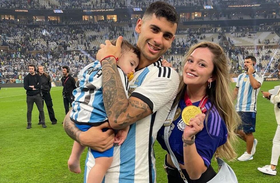 El video más tierno: con solo un añito, el hijo del Cuti Romero ya juega al fútbol