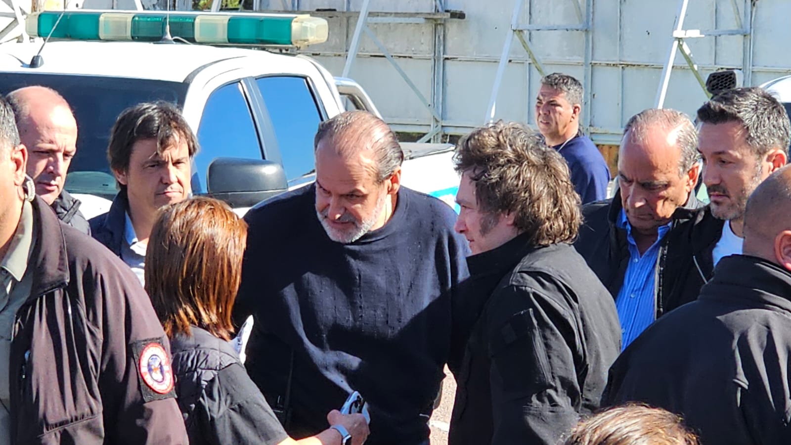 Javier Milei calificó a Susbielles como "un tipazo" (Foto gentileza La Nueva)
