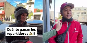 Los deliverys de aplicaciones contaron su sueldo.