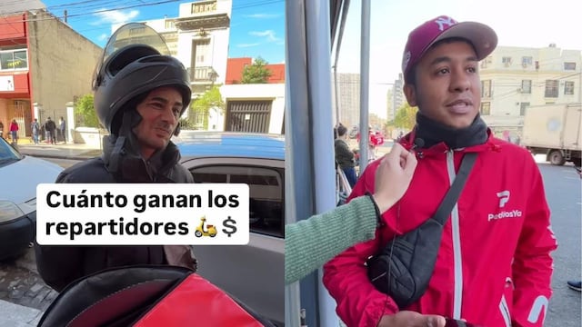 Los deliverys de aplicaciones contaron su sueldo.