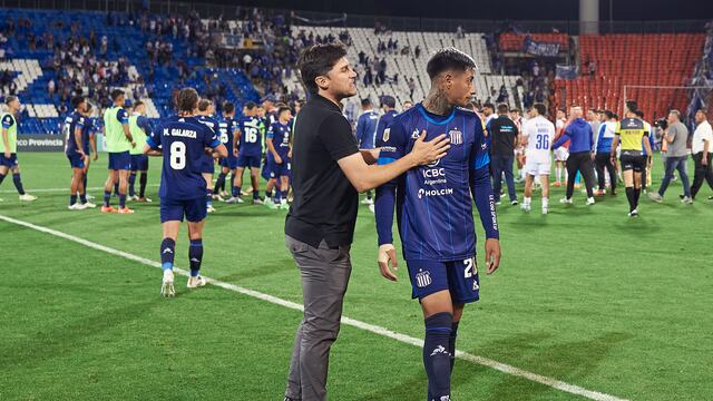 "El equipo jugó bien, tuvo personalidad", resaltó Alexander Medina sobre el 1 a 0 de Talleres ante Godoy Cruz en Mendoza (Prensa Talleres).