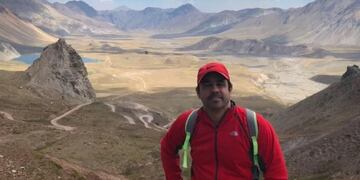Mariano Filardo estaba en San Juan como turista y haciendo trekking.