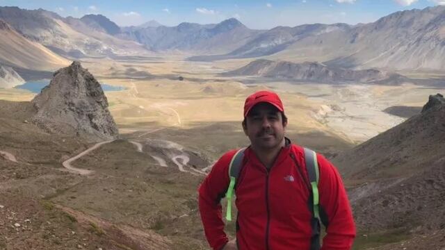 Mariano Filardo estaba en San Juan como turista y haciendo trekking.