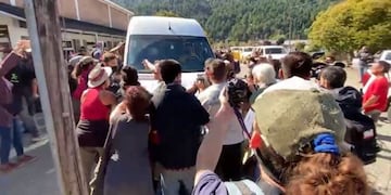 Agresión al Presidente en Chubut