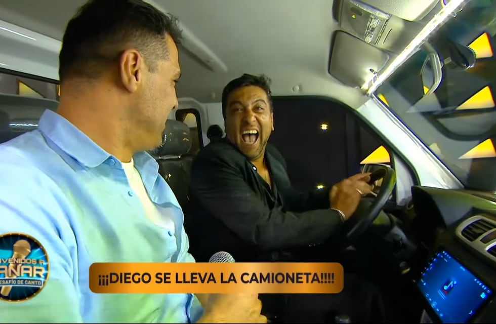 Diego Guzmán, el cantante de Capilla del Monte que emocionó y se llevó una camioneta en televisión
